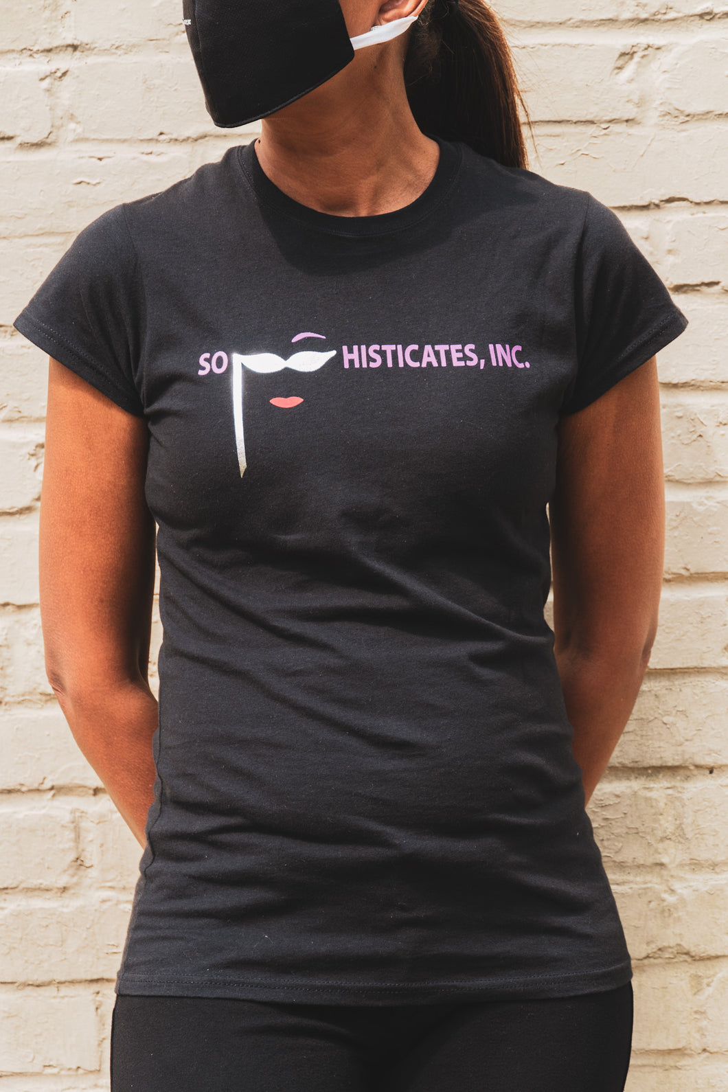 Black Short Sleeve Sophisticates, Inc. Shirt
